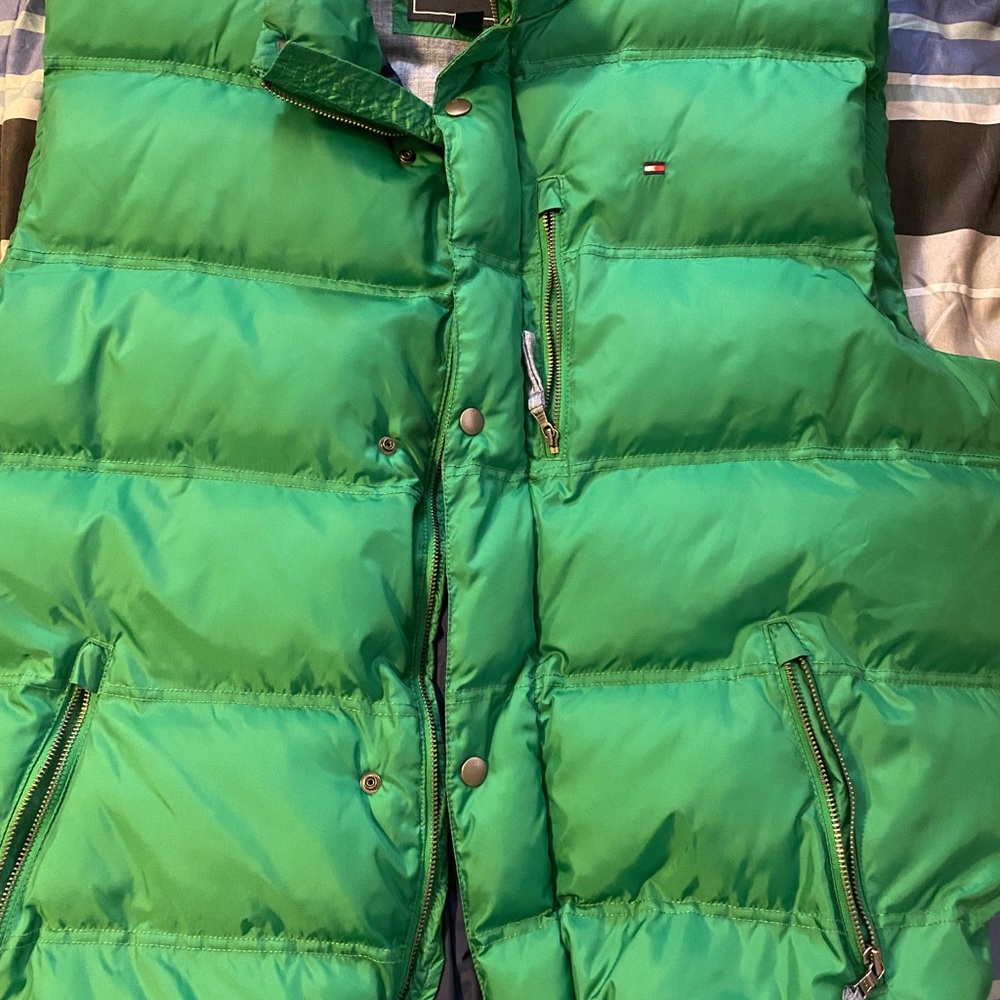Tommy Hilfiger puffer vest.